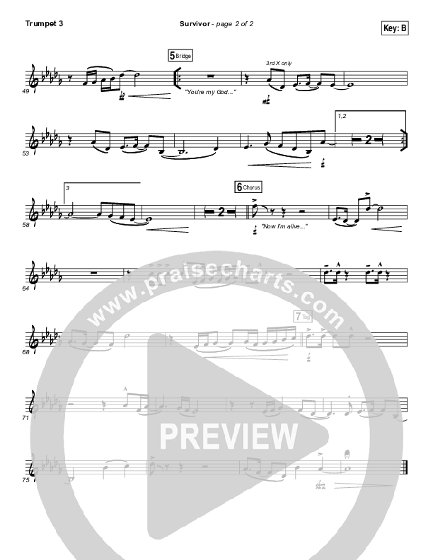 Survivor Trumpet 3 (Zach Williams)