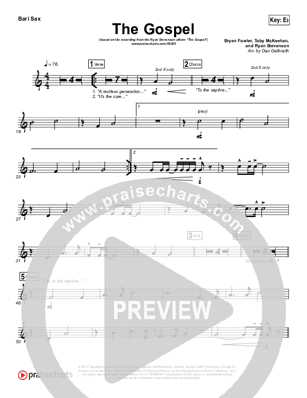 The Gospel Bari Sax (Ryan Stevenson)