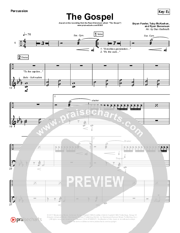 The Gospel Percussion (Ryan Stevenson)