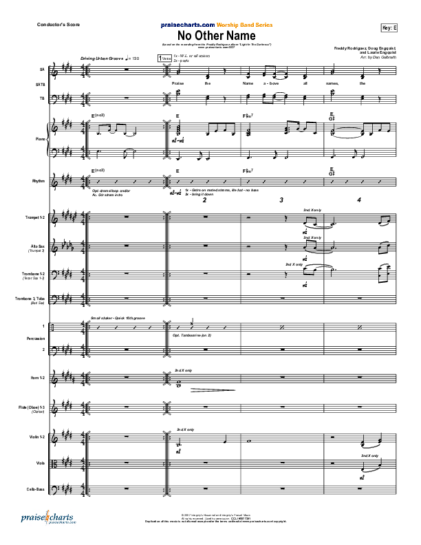 No Other Name Conductor's Score (Freddy Rodriguez)