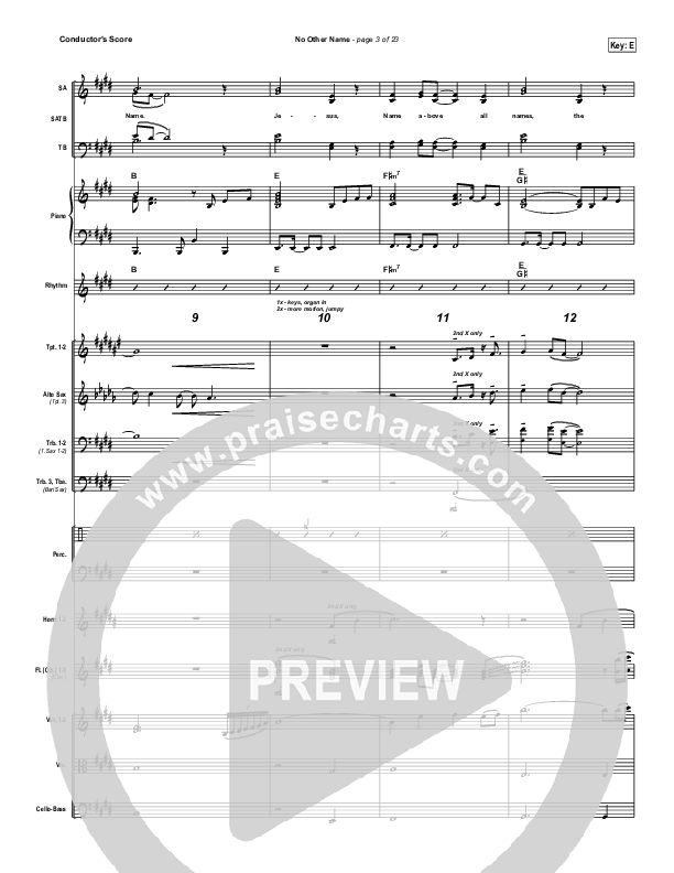 No Other Name Conductor's Score (Freddy Rodriguez)