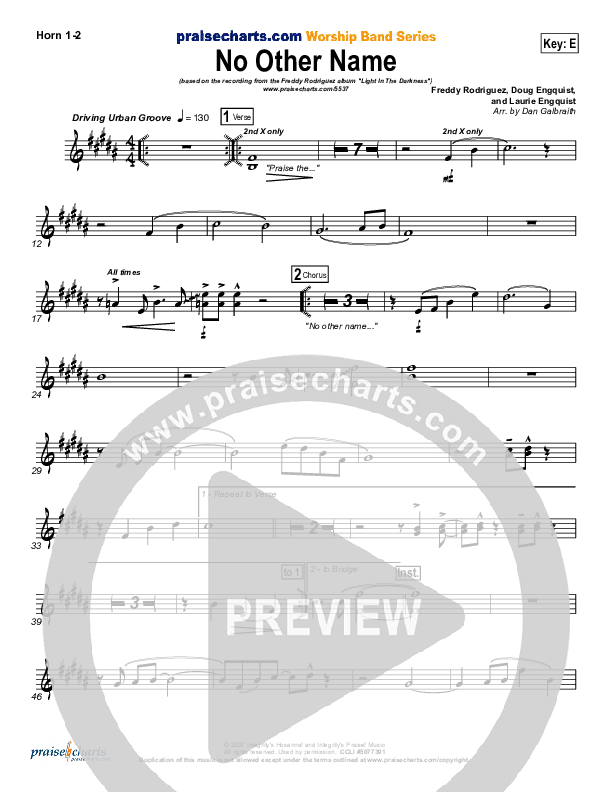 No Other Name Brass Pack (Freddy Rodriguez)