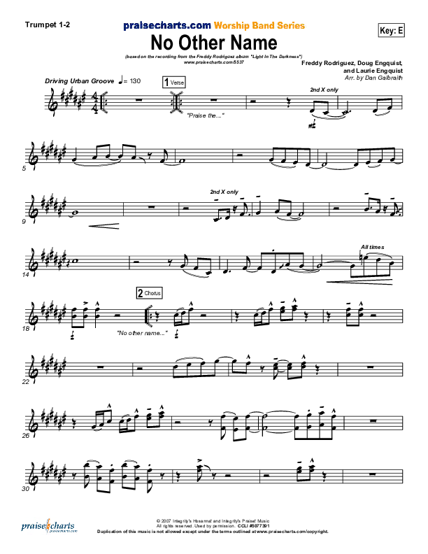 No Other Name Brass Pack (Freddy Rodriguez)