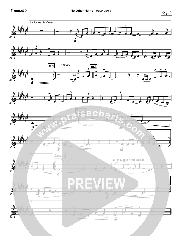 No Other Name Trumpet 3 (Freddy Rodriguez)