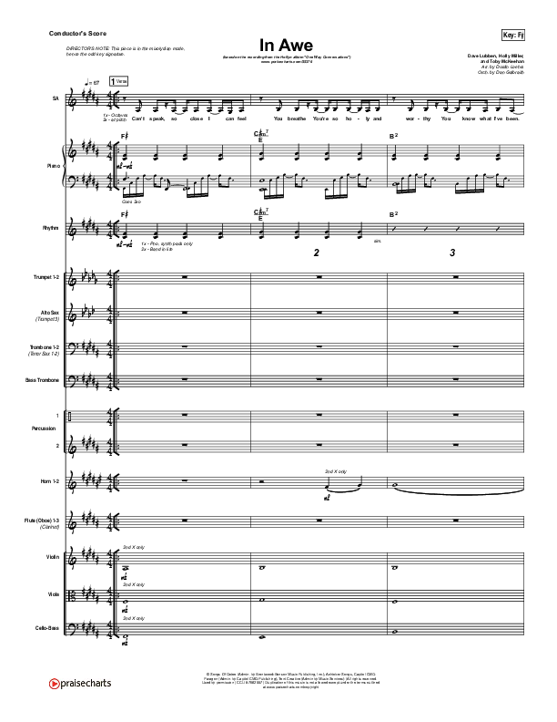 In Awe Conductor's Score (Hollyn)