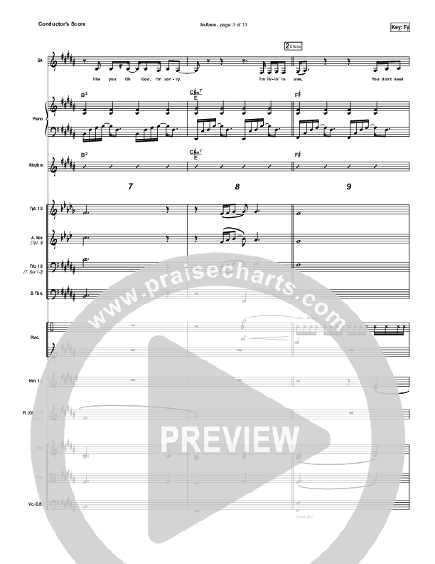 In Awe Conductor's Score (Hollyn)