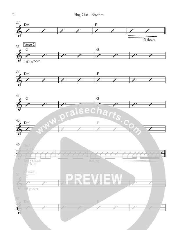 Sing Out Rhythm Chart ()