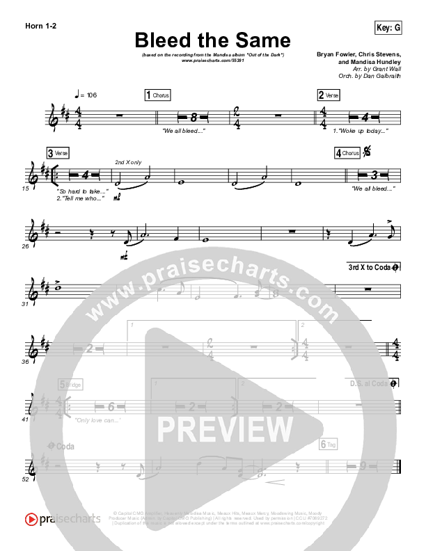 Bleed The Same Brass Pack (Mandisa)