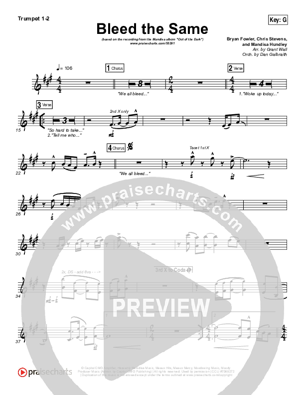 Bleed The Same Brass Pack (Mandisa)