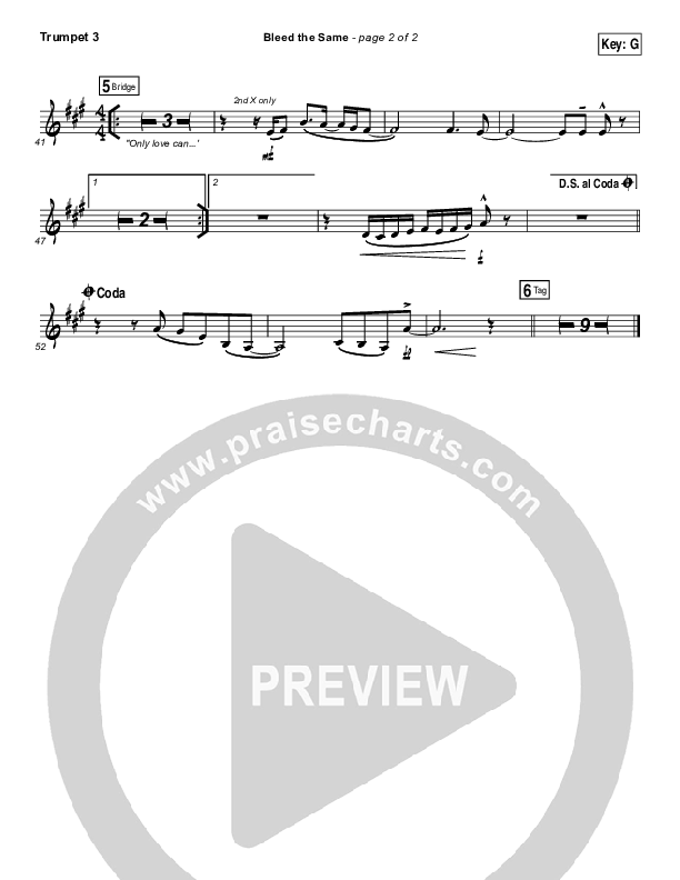 Bleed The Same Trumpet 3 (Mandisa)