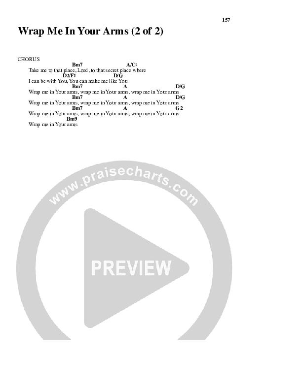Wrap Me In Your Arms Chords PDF (Freddy Rodriguez) PraiseCharts