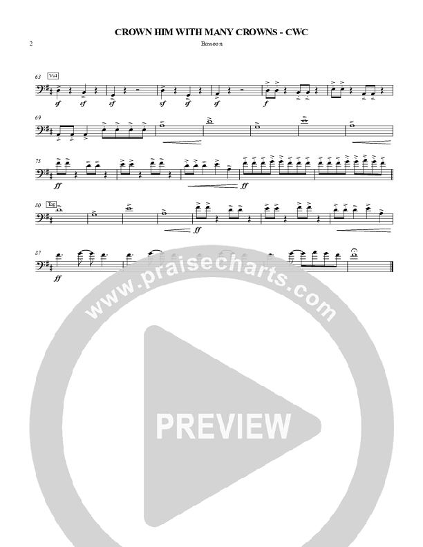 Crown Him With Many Crowns Bassoon (Nate Marialke)