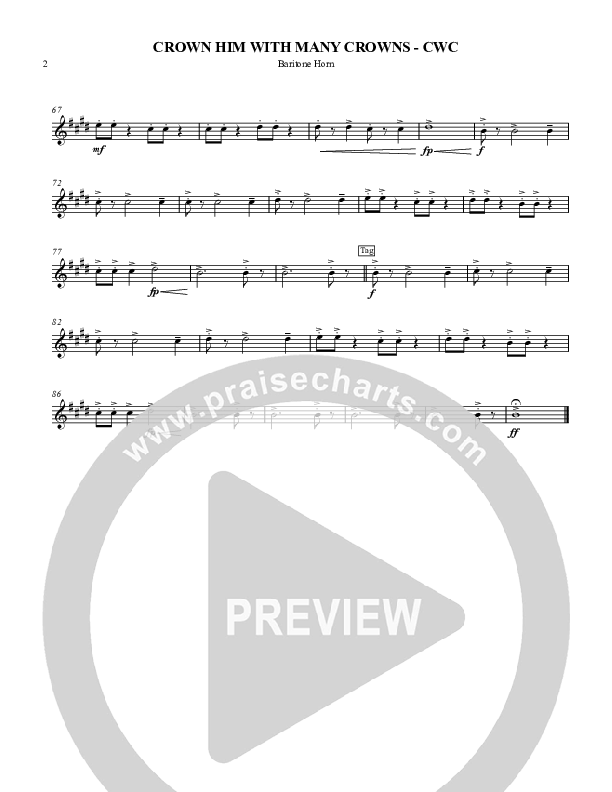 Crown Him With Many Crowns French Horn (Nate Marialke)