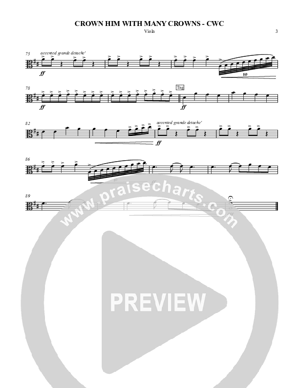 Crown Him With Many Crowns Viola (Nate Marialke)