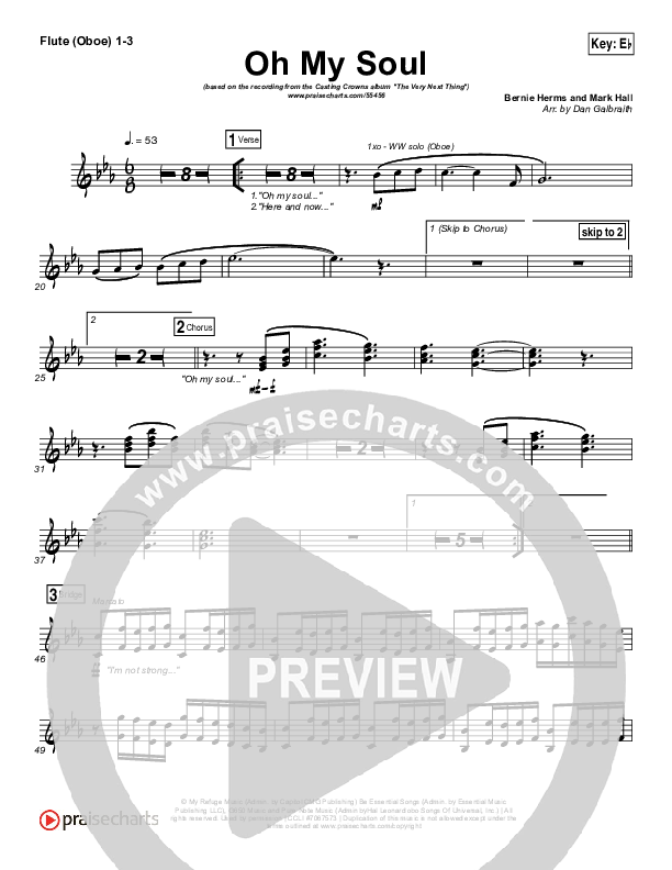 Oh My Soul Wind Pack (Casting Crowns)