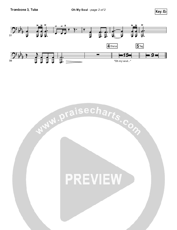 Oh My Soul Trombone 3/Tuba (Casting Crowns)