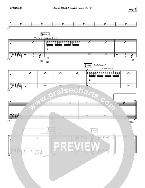 Jesus What A Savior Percussion (Housefires)