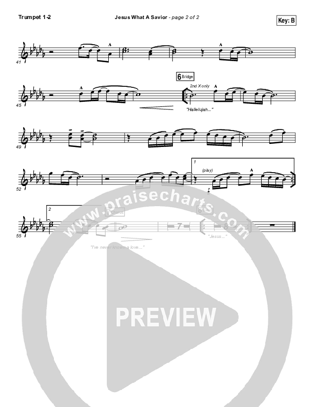 Jesus What A Savior Trumpet 1,2 (Housefires)