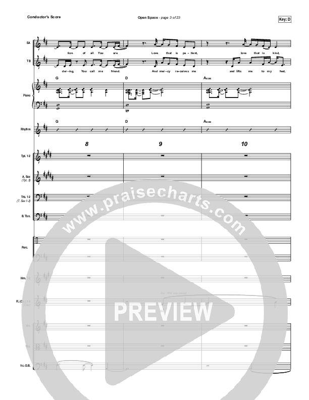 Open Space Conductor's Score (Housefires)