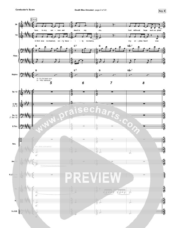 Death Was Arrested Orchestration (North Point Worship / Seth Condrey)