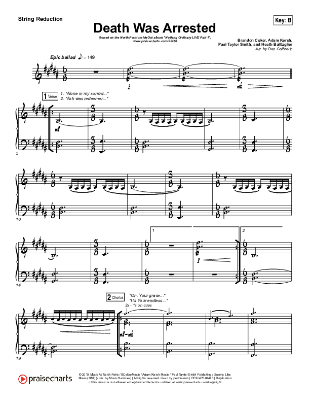 Death Was Arrested Synth Strings (North Point Worship / Seth Condrey)