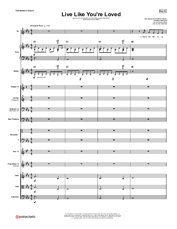 Live Like You're Loved Orchestration (Hawk Nelson)
