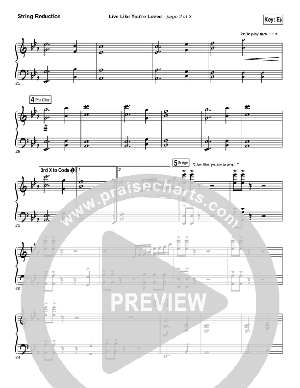 Live Like You're Loved Synth Strings (Hawk Nelson)