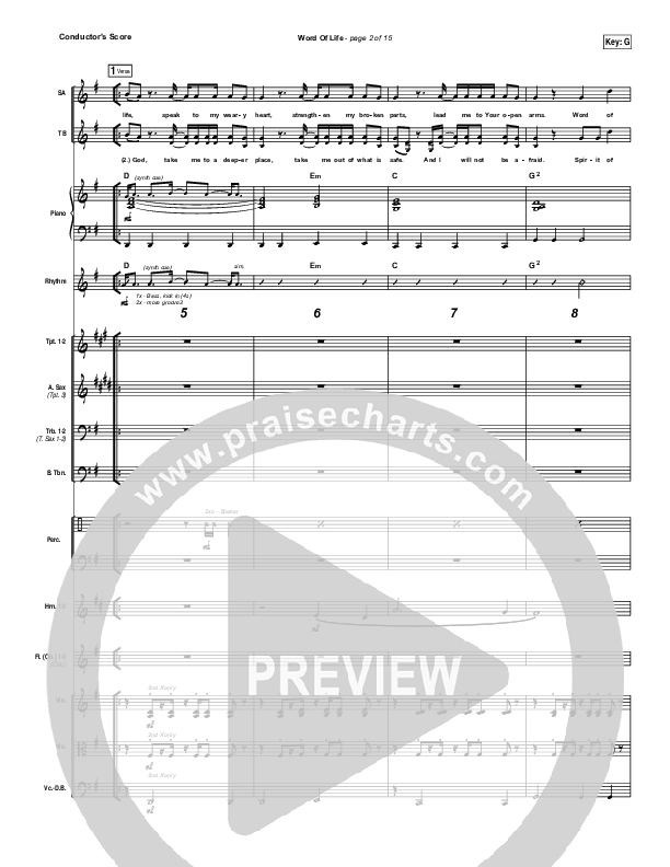 Word Of Life Orchestration (Jeremy Camp)