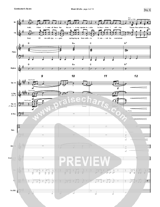 Word Of Life Orchestration (Jeremy Camp)