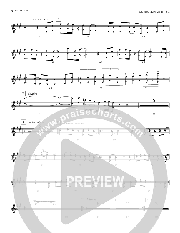 Oh How I Love Jesus Bb Instruments (Causeway)