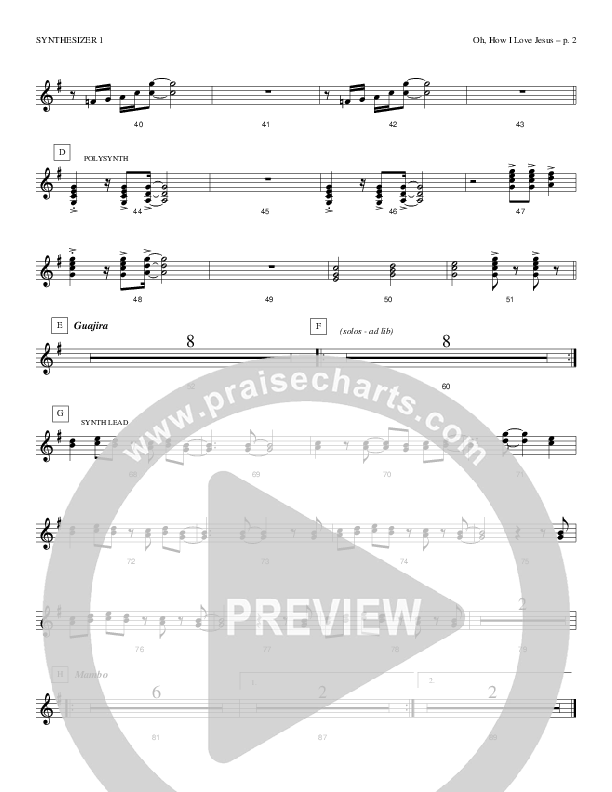 Oh How I Love Jesus Synth (Causeway)