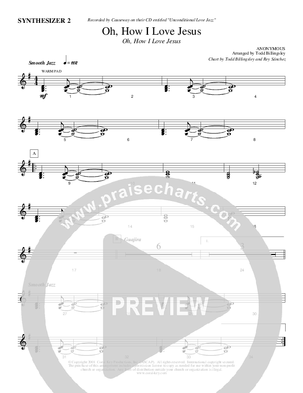 Oh How I Love Jesus Synth (Causeway)