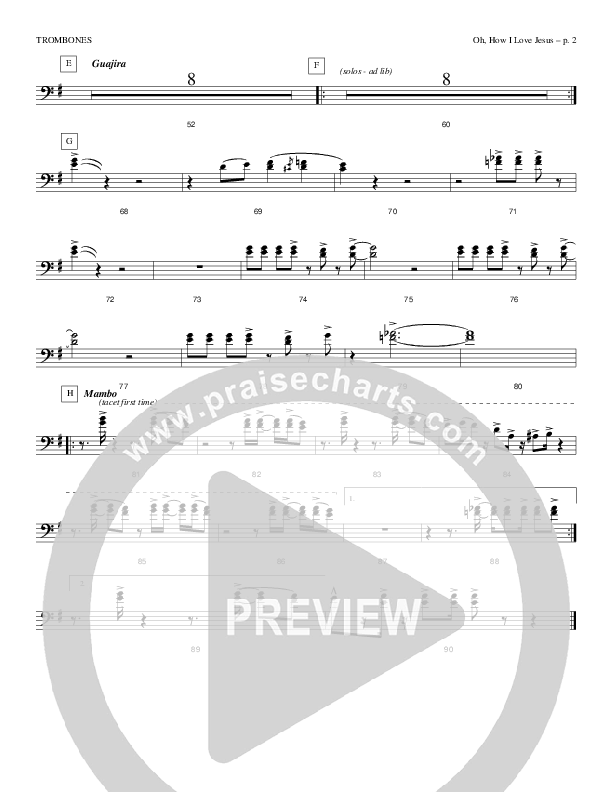 Oh How I Love Jesus Trombone (Causeway)