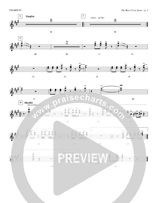 Oh How I Love Jesus Trumpet (Causeway)