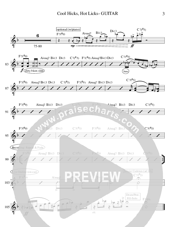 Cool Hicks Hot Licks (Instrumental) Guitar (Ric Flauding)