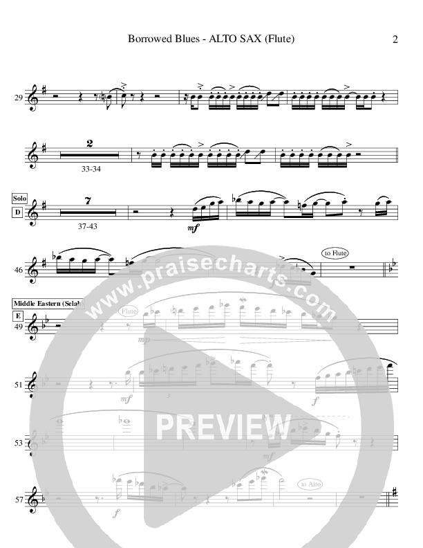 Borrowed Blues (Instrumental) Alto Sax (Ric Flauding)