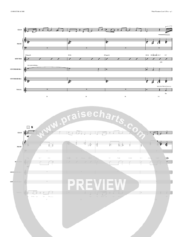 What Wondrous Love Is This Conductor's Score (Causeway)