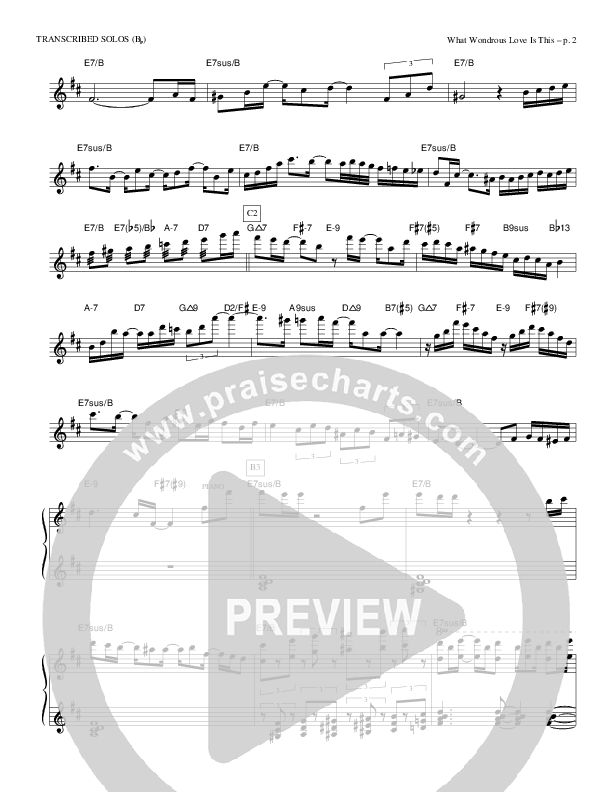 What Wondrous Love Is This Transcribed Solos (Bb) (Causeway)