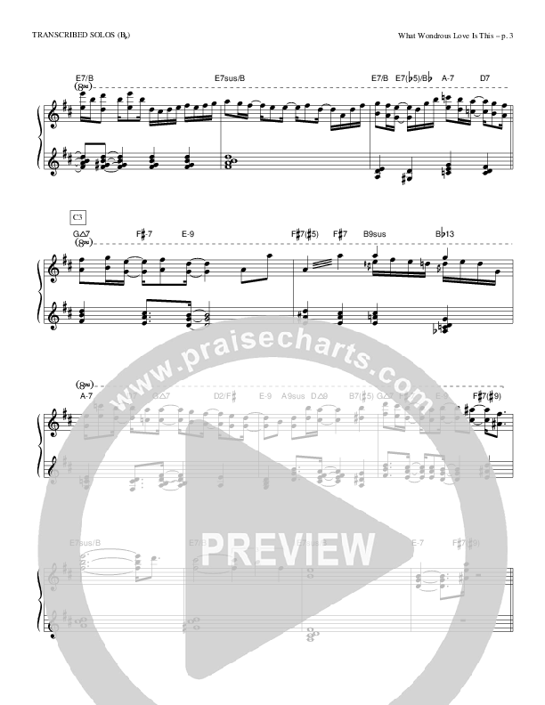 What Wondrous Love Is This Transcribed Solos (Bb) (Causeway)