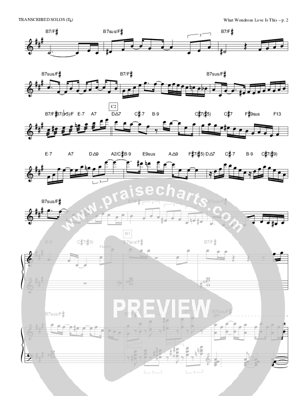 What Wondrous Love Is This Transcribed Solos (Eb) (Causeway)