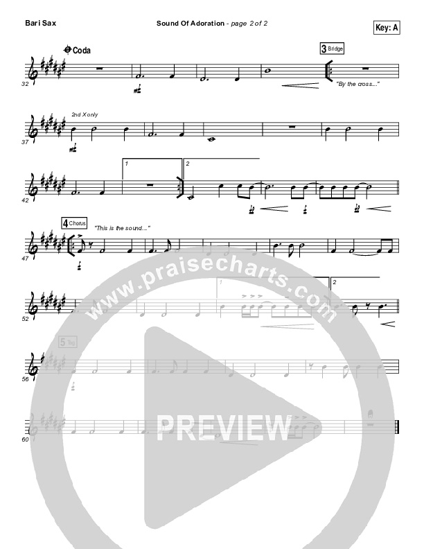 Sound Of Adoration Bari Sax (Jesus Culture / Bryan Torwalt)