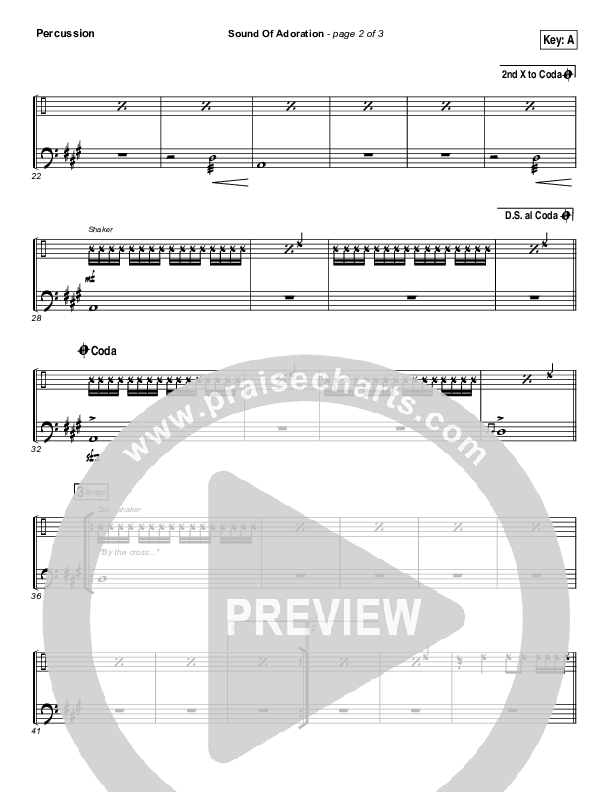 Sound Of Adoration Percussion (Jesus Culture / Bryan Torwalt)