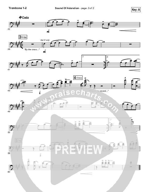 Sound Of Adoration Trombone 1/2 (Jesus Culture / Bryan Torwalt)