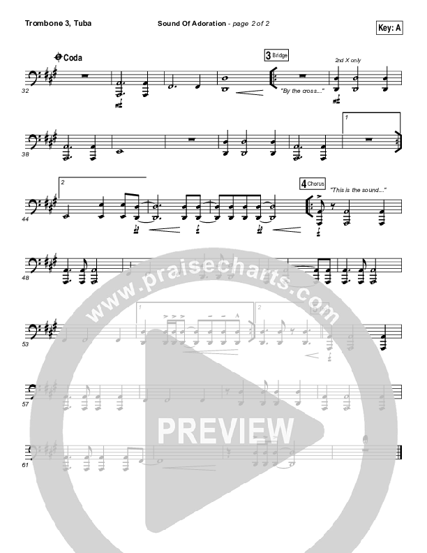 Sound Of Adoration Trombone 3/Tuba (Jesus Culture / Bryan Torwalt)