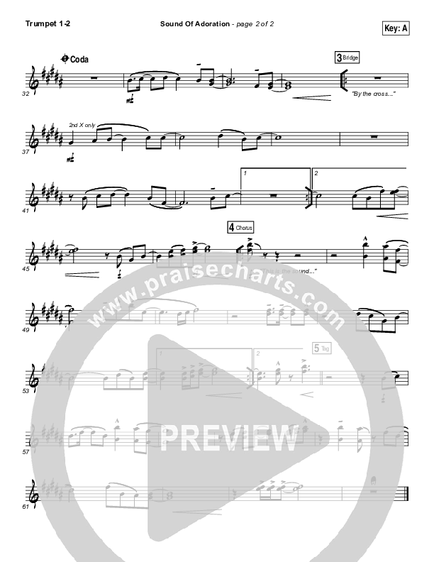 Sound Of Adoration Trumpet 1,2 (Jesus Culture / Bryan Torwalt)