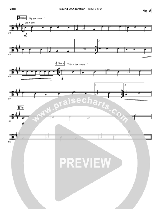 Sound Of Adoration Viola (Jesus Culture / Bryan Torwalt)