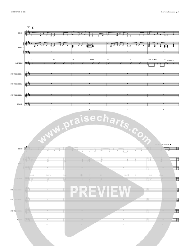 How Firm A Foundation Conductor's Score (Causeway)