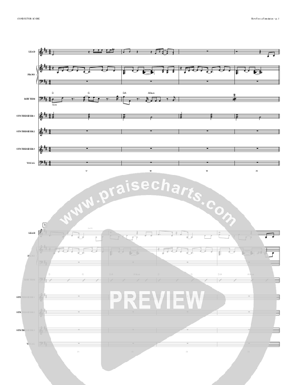 How Firm A Foundation Conductor's Score (Causeway)