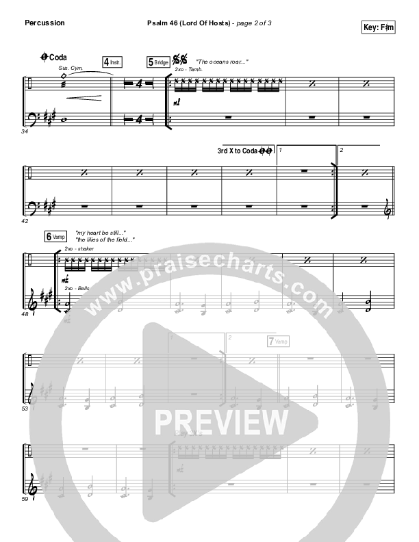 Psalm 46 (Lord Of Hosts) Percussion (Onething Live / Misty Edwards)