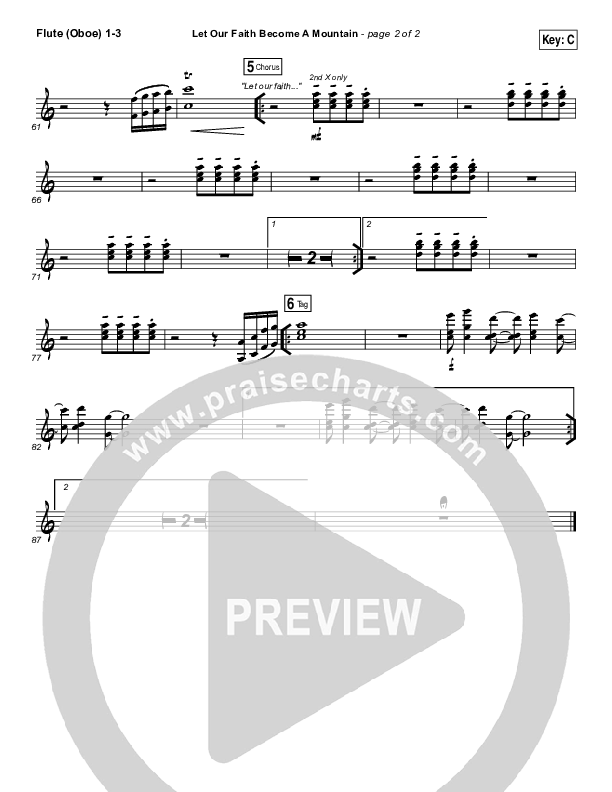 Let Our Faith Become A Mountain Wind Pack (Jesus Culture / Kim Walker-Smith)